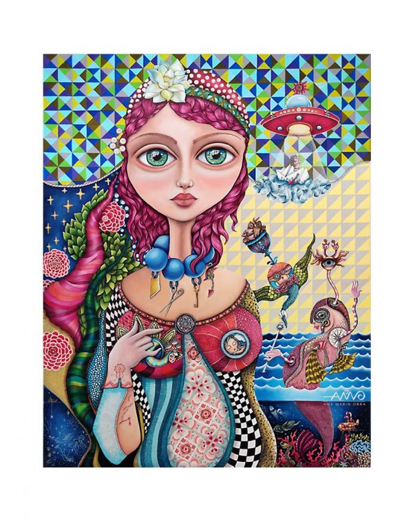 Oil Painting By Ana Marín Obra - Title: Atlantis. AMO The Art